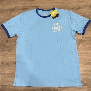 CultureFly Sponge Bob Square Pants Fresh Off The Grill Tee Mens Size Extra Large